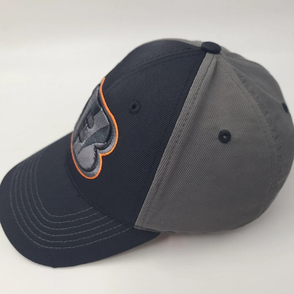 Cincinnati Bengals Hat Adjustable NFL Team Apparel Black Gray NFL Nylon Blend